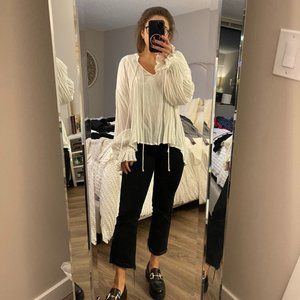 White Free People Tunic